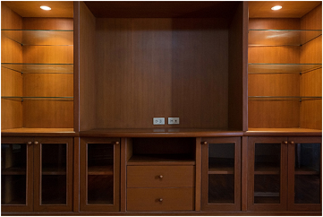 Junking an Old Entertainment Center