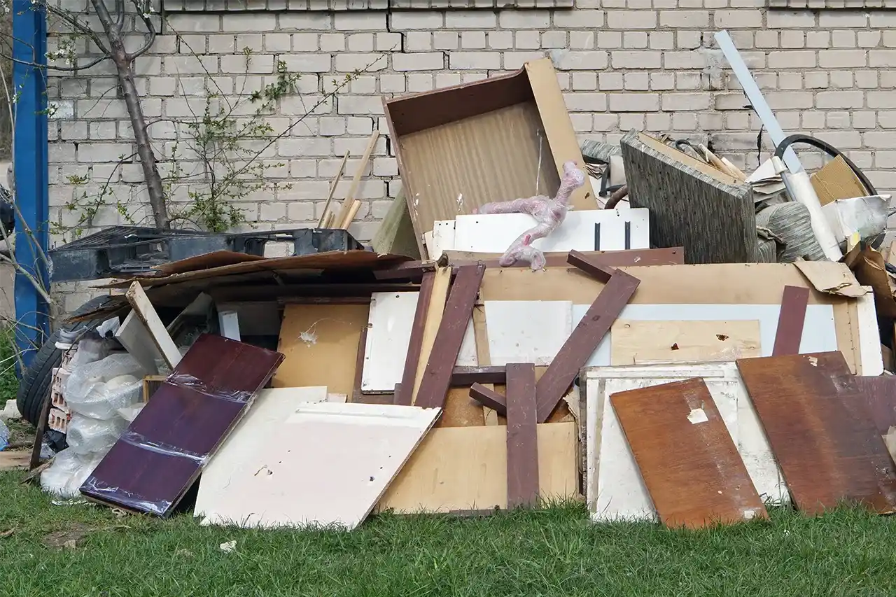 How did all this junk accumulate in my backyard?