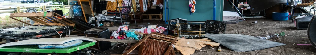 AAA Rousse homeless encampment cleanup – thorough and respectful site clearing