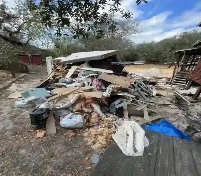 Vacant Lot trash cleanout